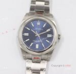  Rolex Oyster Perpetual Blue Dial 41mm Swiss Replica Watches 904L